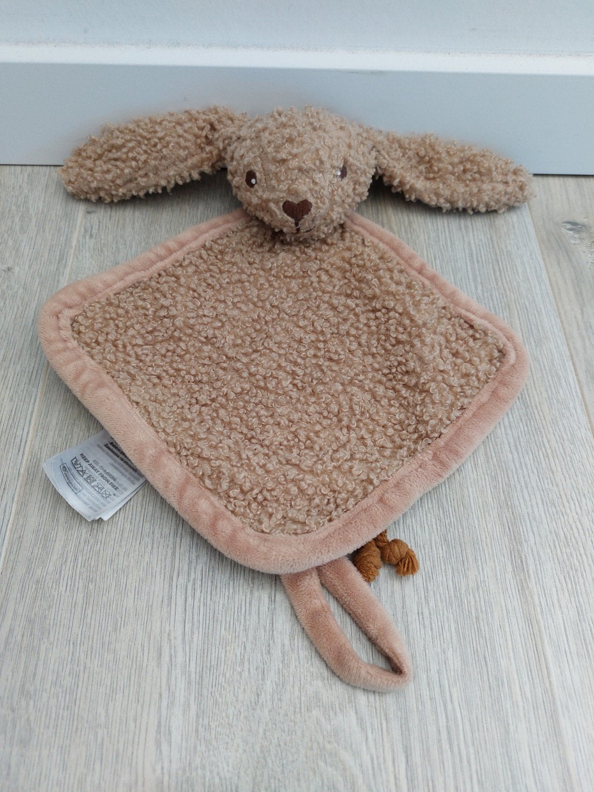 Knuffel knuffeldoekje jollein Riverside bunny konijn L1879, Ophalen of Verzenden, Zo goed als nieuw, Konijn