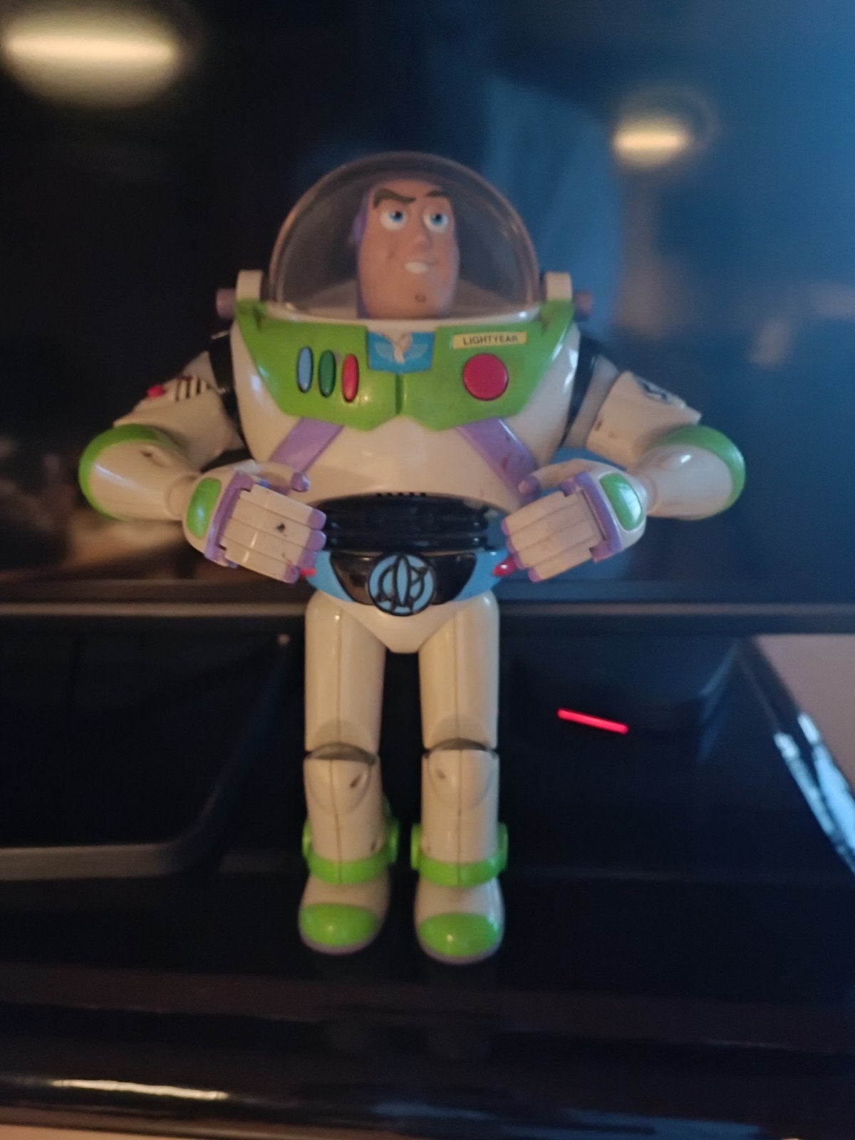 Toy Story Hasbro 2001 Deluxe Utility Belt Buzz Lightyear wer, Ophalen of Verzenden, Gebruikt, Beeldje of Figuurtje