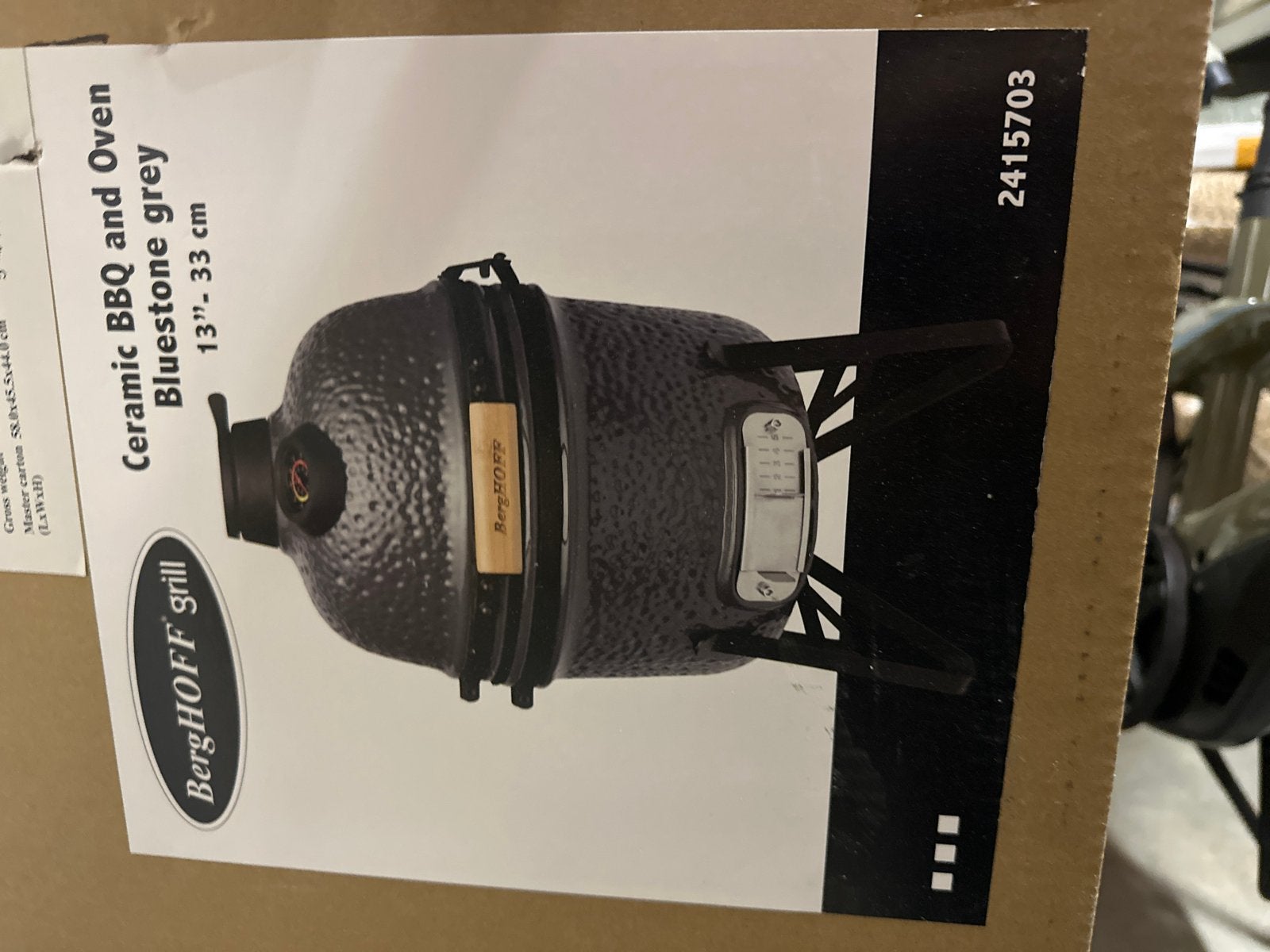 Nieuwe BergHOFF Keramische BBQ  Grijs, Ophalen, Nieuw