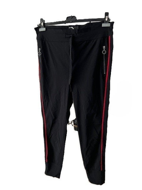 JANE LUSHKA travelstof pantalon L zwart, Verzenden, Zwart, Maat 42/44 (L), Zo goed als nieuw