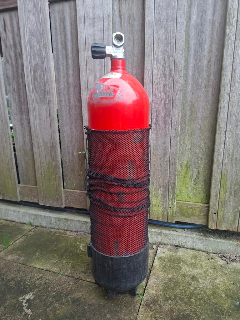 Duikfles 12 liter M25x2 - Keuring verlopen 2018, Watersport en Boten, Ophalen, Gebruikt, Duikfles