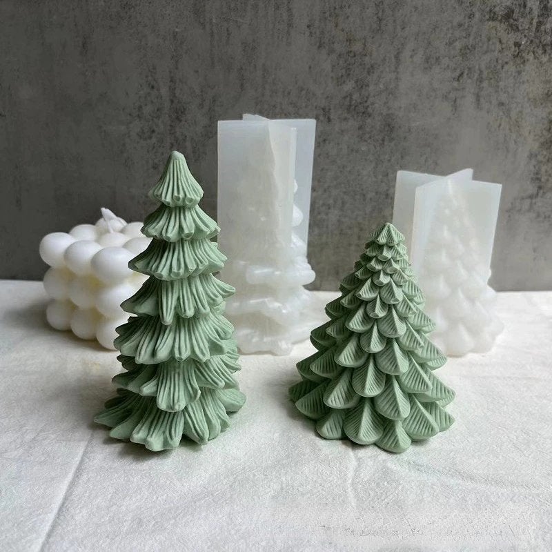 Kerstboom Mal / Kaarsen Gips Cement Zeep Epoxy Mal Kerst, Verzenden, Nieuw, Knutselmateriaal