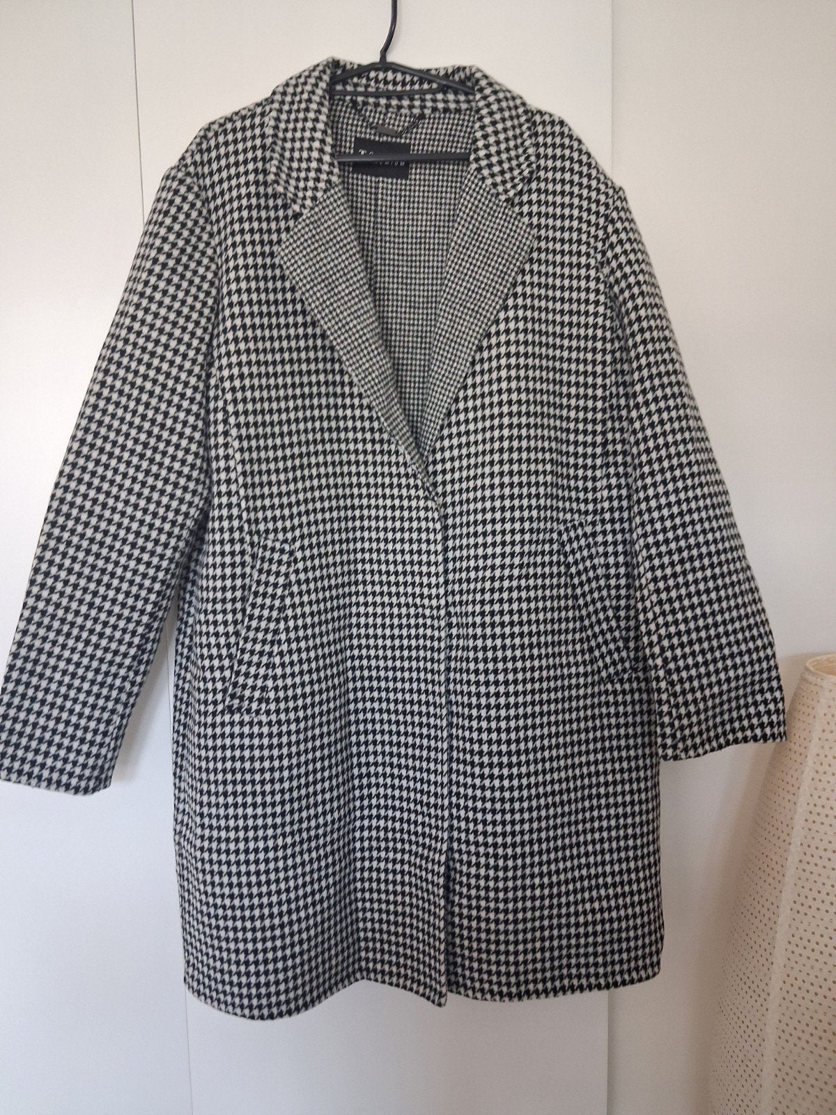 Canda Premium Trenchcoat met Pied-de-Poule Patroon Maat 44, Meerkleurig, Ophalen of Verzenden, Zo goed als nieuw, Maat 42/44 (L)