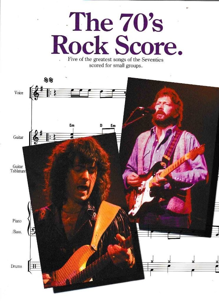 The 70 s Rock Score ( 499 ), Muziek en Instrumenten, Bladmuziek, Gebruikt, Verzenden, Piano, Artiest of Componist