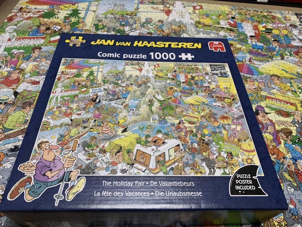 de vakantie beurs, Ophalen of Verzenden, 500 t/m 1500 stukjes, Zo goed als nieuw, Legpuzzel