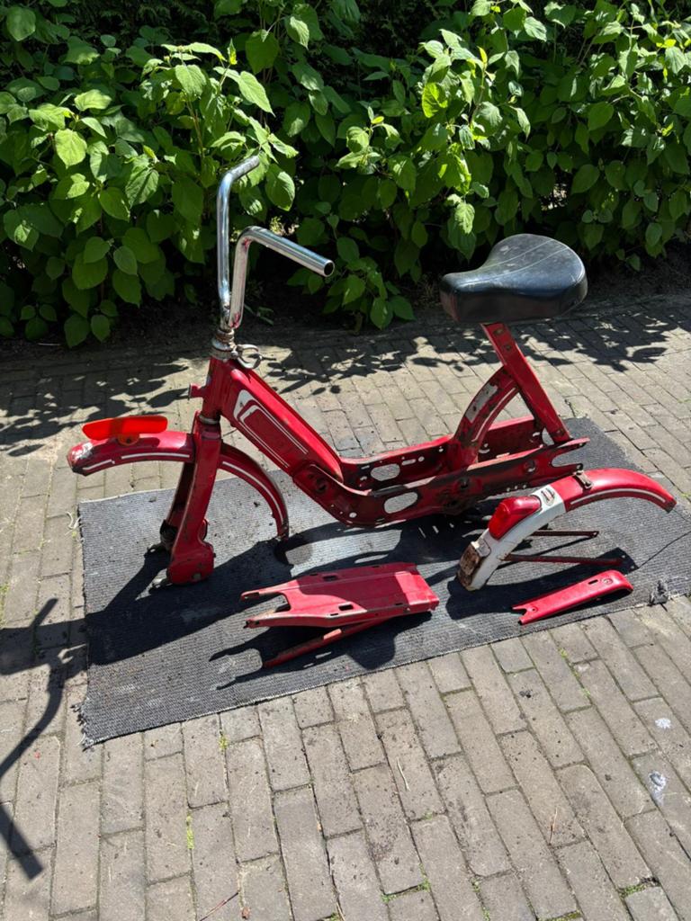 Vespa ciao frame op kenteken, Ophalen, Gebruikt, Tweetakt, Vespa