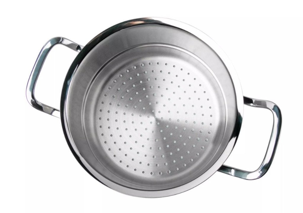 Nieuw | Fissler Profi Inox 18/10 Stoominzet 20cm | 24cm, Met handvatten, Overige typen, Nieuw, Ophalen of Verzenden