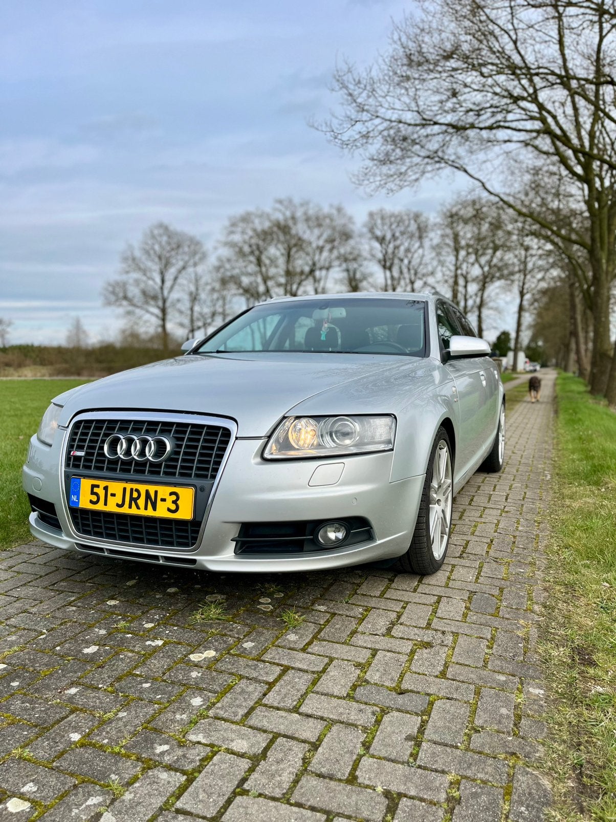 Audi A6 2.4 V6 130KW Avant AUT 2005 Grijs, 1800 kg, Zwart, Stationwagon, Particulier