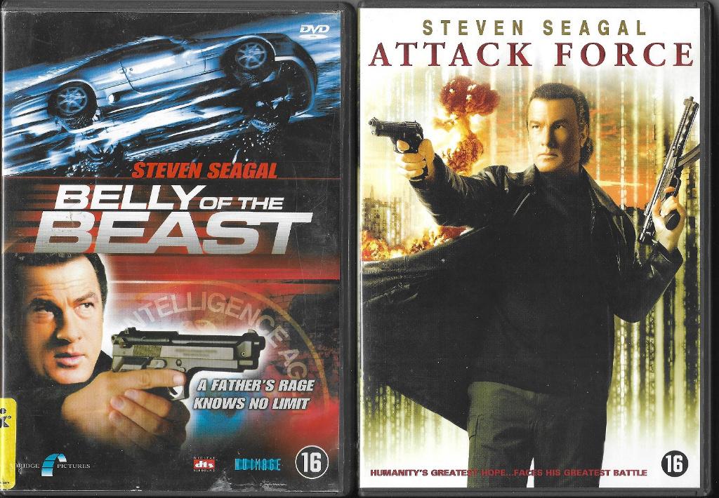 18 DVD's van Steven Seagal, Vanaf 16 jaar, Ophalen, Zo goed als nieuw