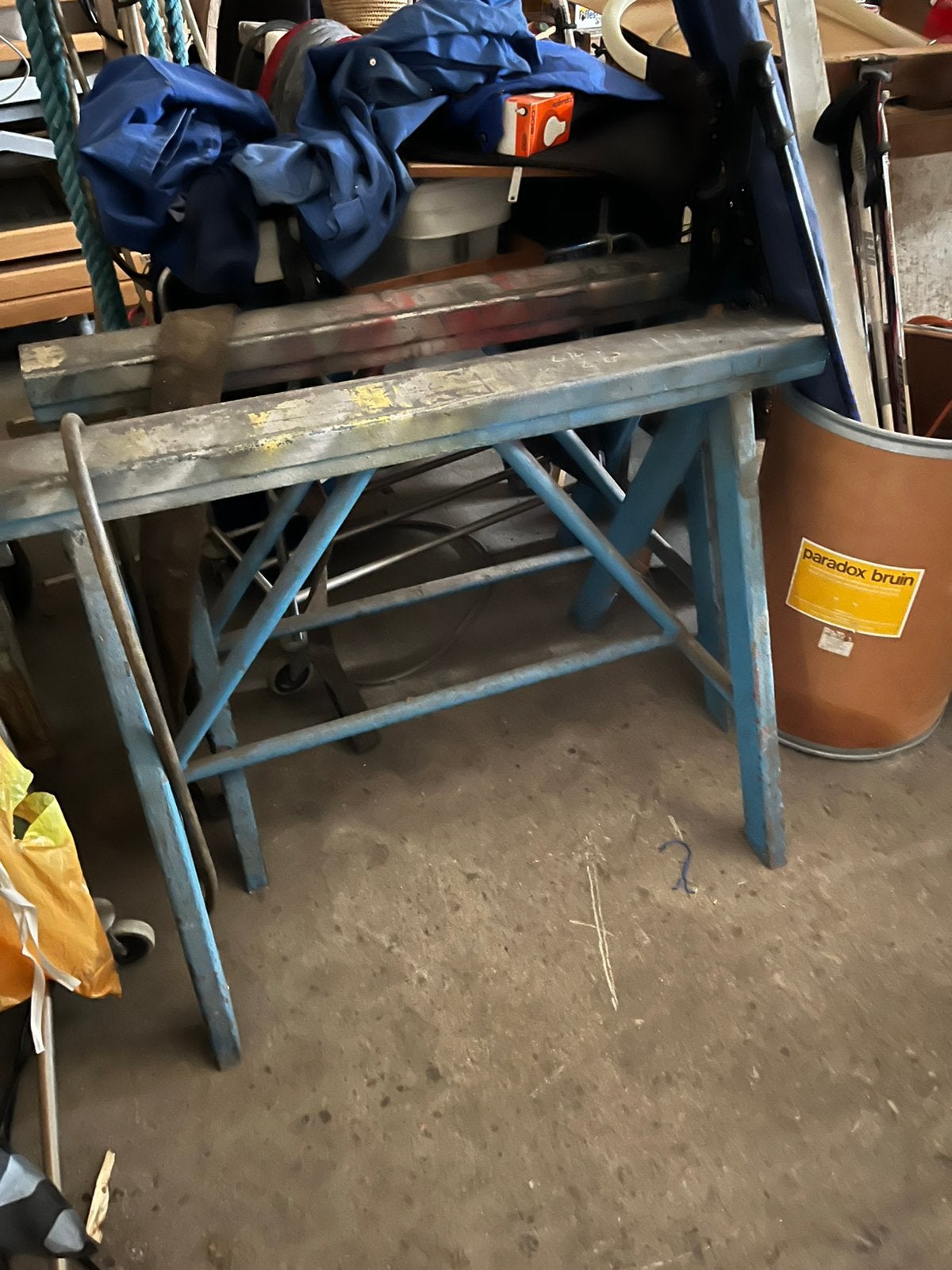 Zware schragen. 2 stuks, zeer sterk. 20 euro/stuk, Ophalen, Gebruikt