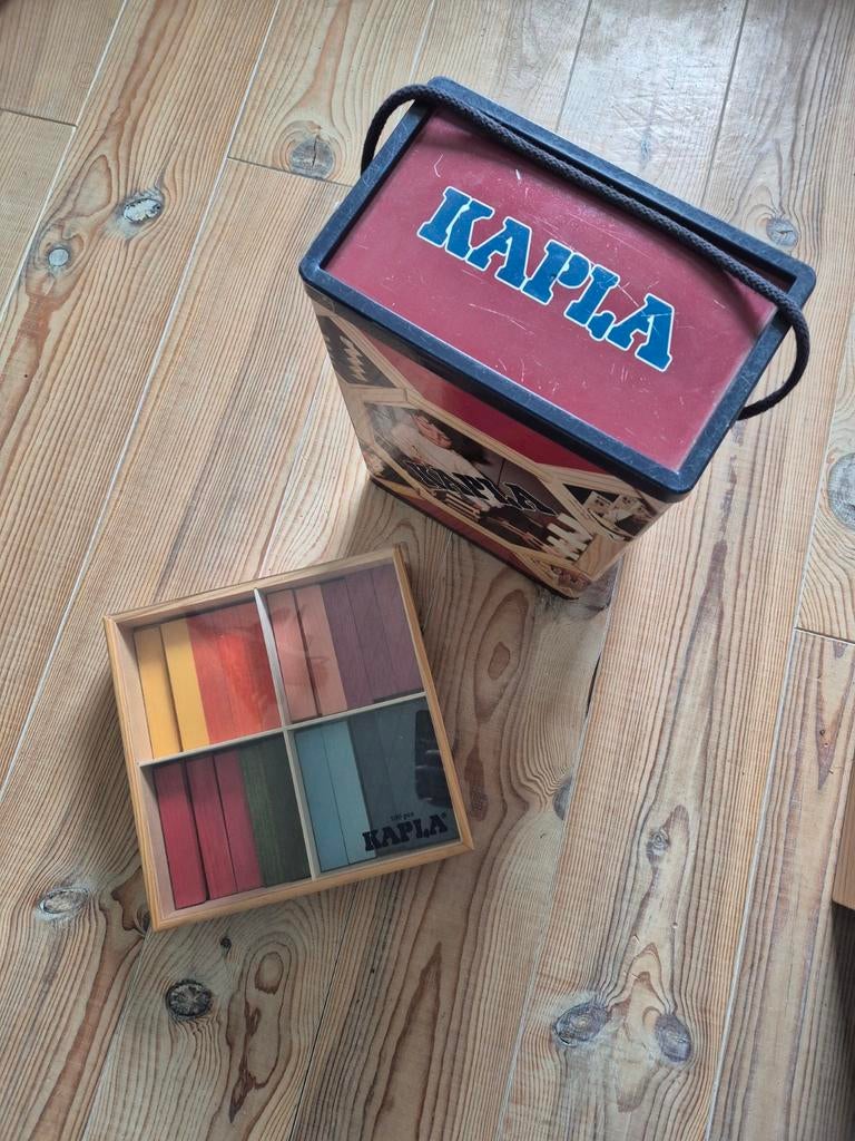 Kapla bouwblokken set met gekleurde blokken, Ophalen of Verzenden, Gebruikt, Overige merken
