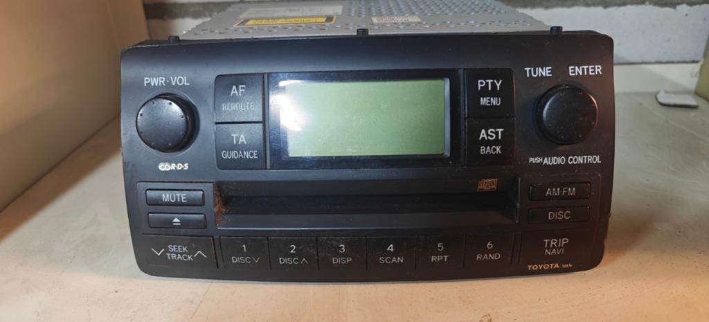 Toyota Auto Radio 58816 - Origineel en Functioneel, Ophalen of Verzenden, Gebruikt