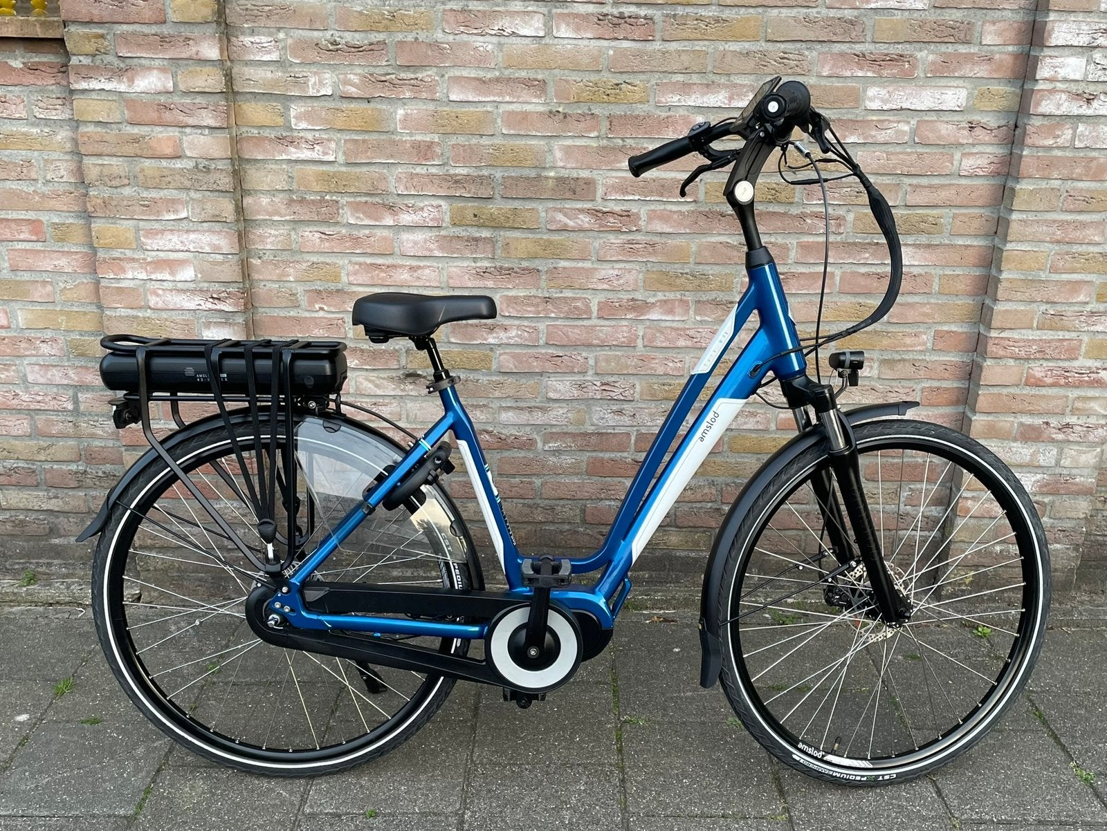 Amslod York MRX ebike elektrische fiets middenmotor 2023, Zo goed als nieuw, 51 tot 55 cm, 50 km per accu of meer, Ophalen