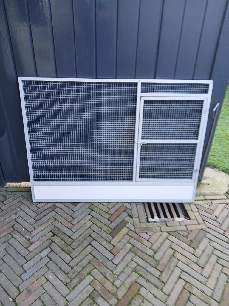Volière  paneel, Ophalen, Aluminium, Volière