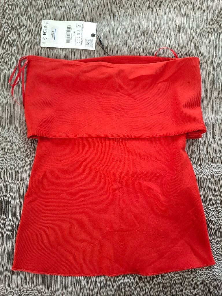 TOP, ZARA, MAAT S, Ophalen of Verzenden, Nieuw, Maat 38/40 (M), Zonder mouw