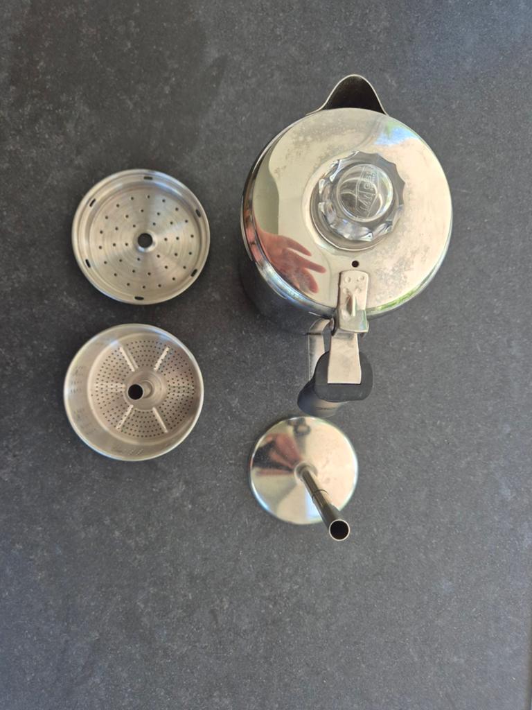 GSI outdoor percolator koffiezetter
Ook voor op de camping, Caravans en Kamperen, Kampeeraccessoires, Ophalen