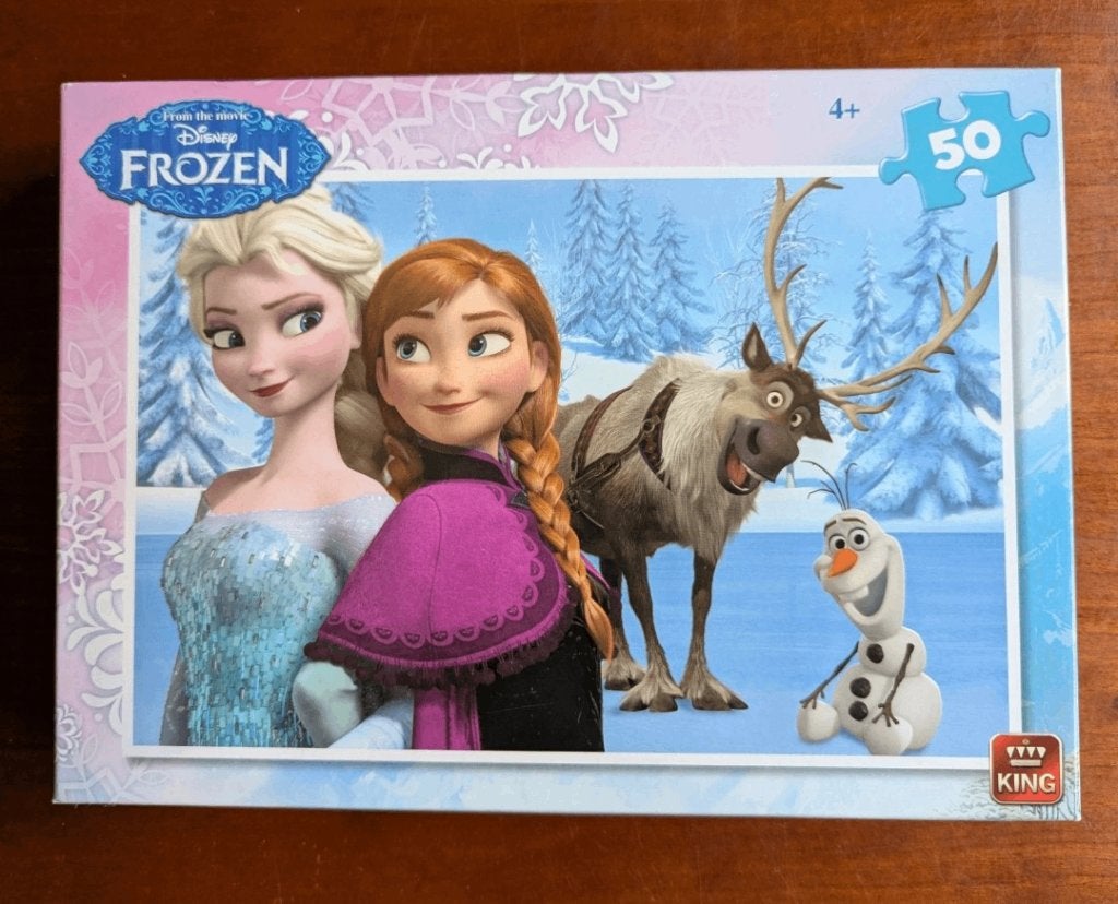 Puzzel Frozen, Ophalen of Verzenden, 10 tot 50 stukjes, Zo goed als nieuw, 4 tot 6 jaar