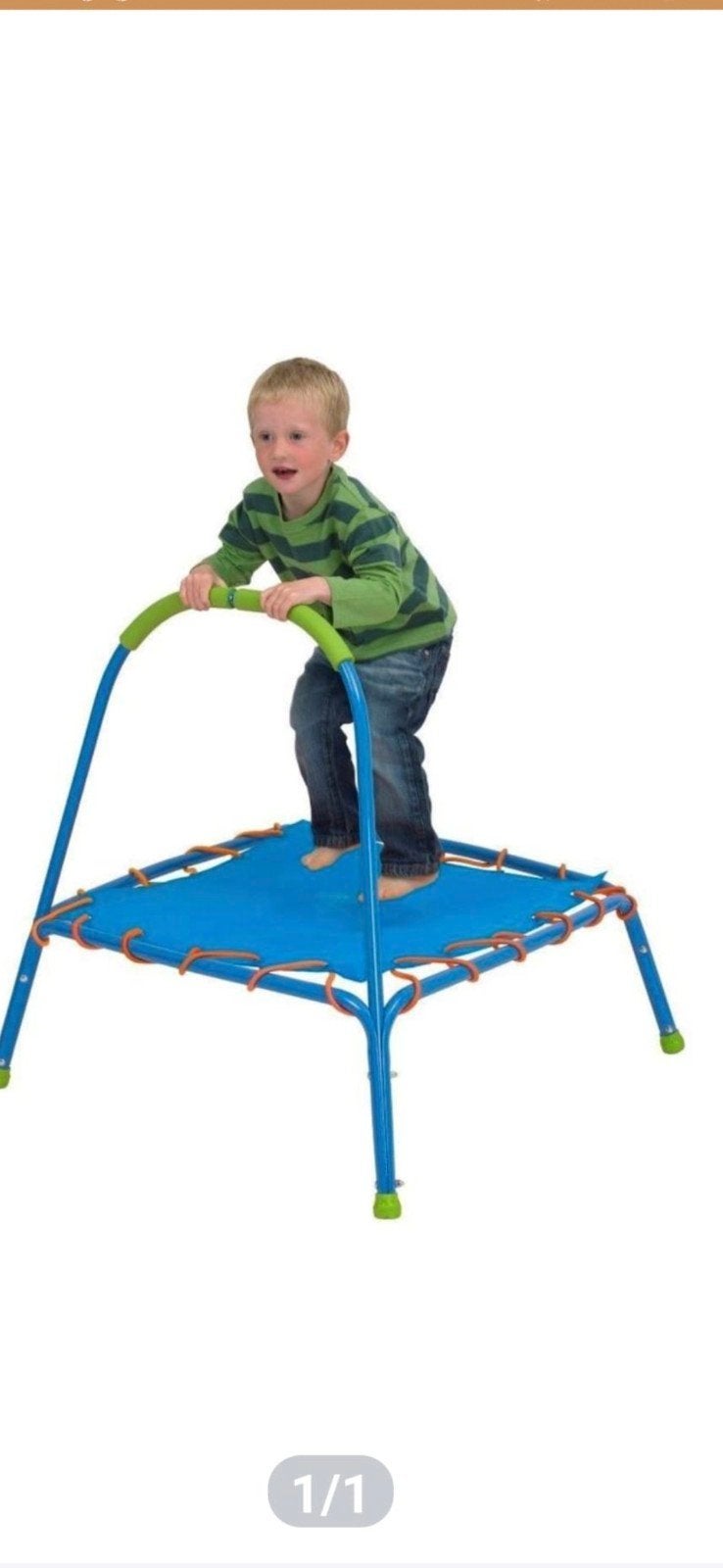 Kinder Trampoline met Handvat - Veilig Springplezier, Kinderen en Baby's, Speelgoed | Buiten | Trampolines, Ophalen of Verzenden