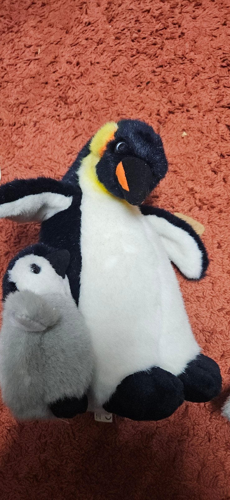 2 leuke pinguïns WWF met baby pinguins, Ophalen, Pinguïn, Zwart, Middelgroot (20 tot 80 cm)