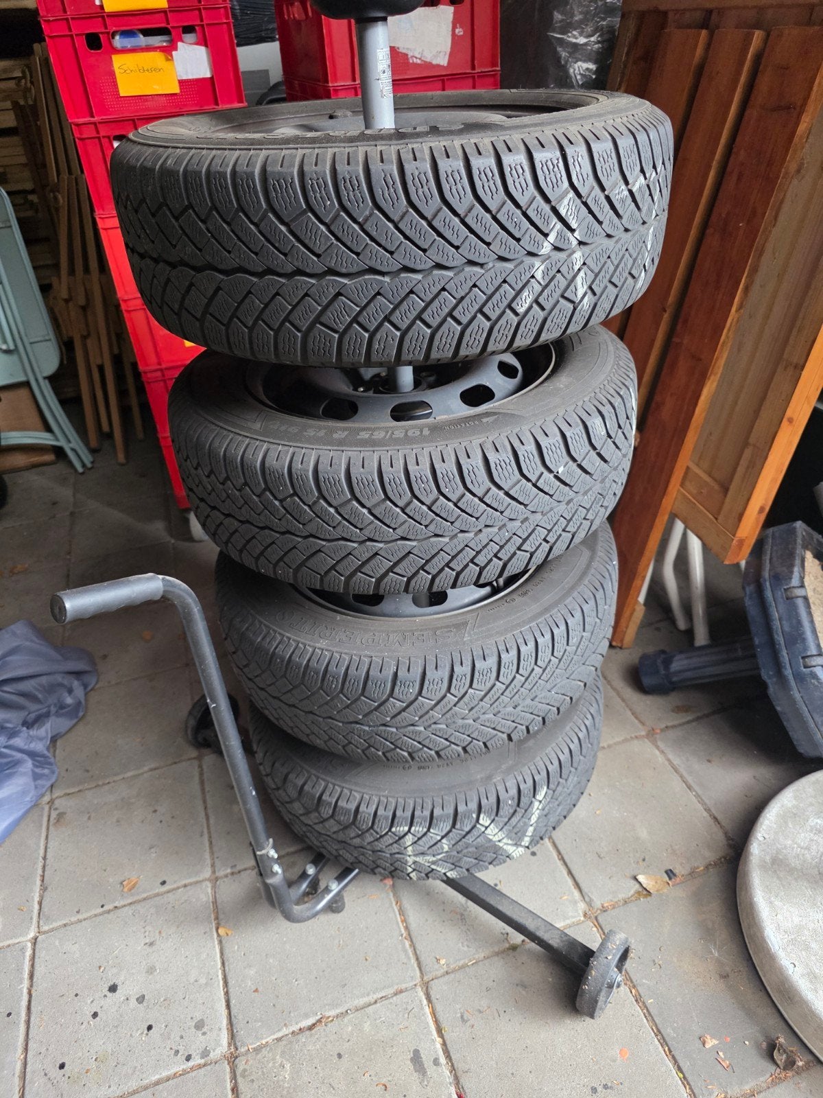 winterwielen, Ophalen, Gebruikt