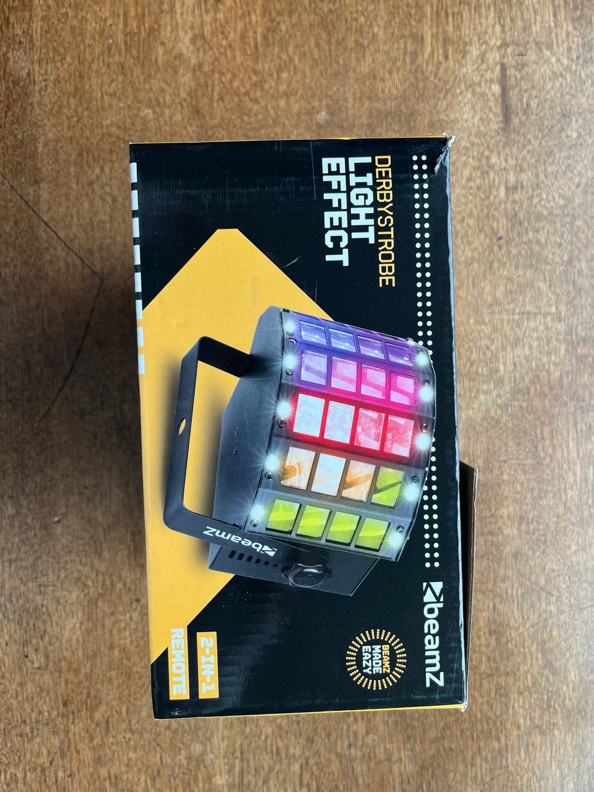BeamZ DerbyStrobe 2-in-1 LED Lichteffect met Afstandsbedieni, Ophalen of Verzenden, Zo goed als nieuw, Licht, Geluidgestuurd