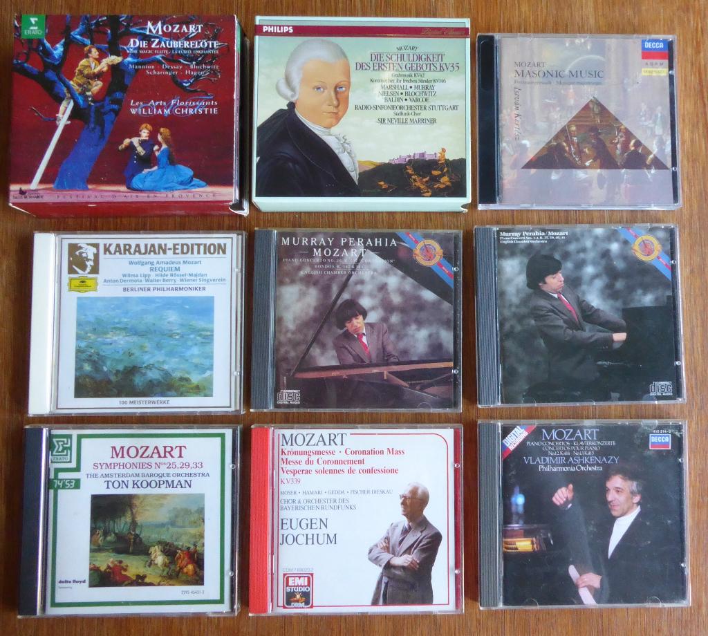9 cd's Mozart, Ophalen of Verzenden, Classicisme, Gebruikt, Overige typen
