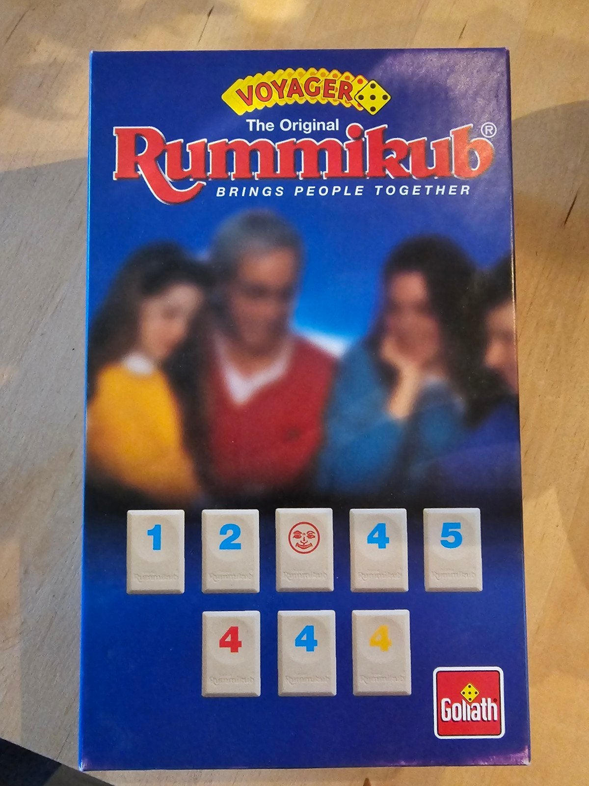 Rummikub Voyager - Het originele cijferspel, Gebruikt, Goliath, Ophalen of Verzenden, Drie of vier spelers
