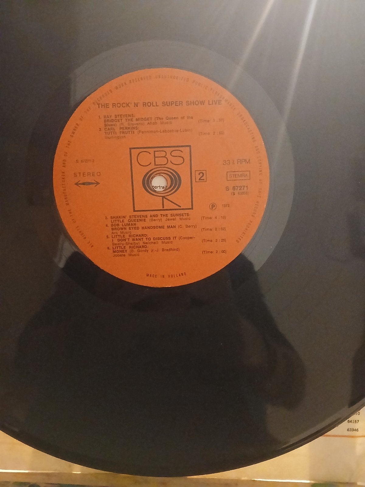 The Rock 'n' Roll Super Show Live LP - CBS Portrait 1975, LP, Gebruikt, Originele persing, Ophalen of Verzenden