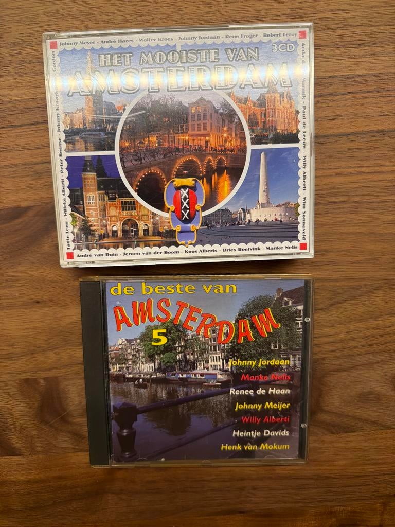 Het Mooiste van Amsterdam & De Beste van Amsterdam 5 CD's, Ophalen, Gebruikt, Levenslied of Smartlap, Boxset