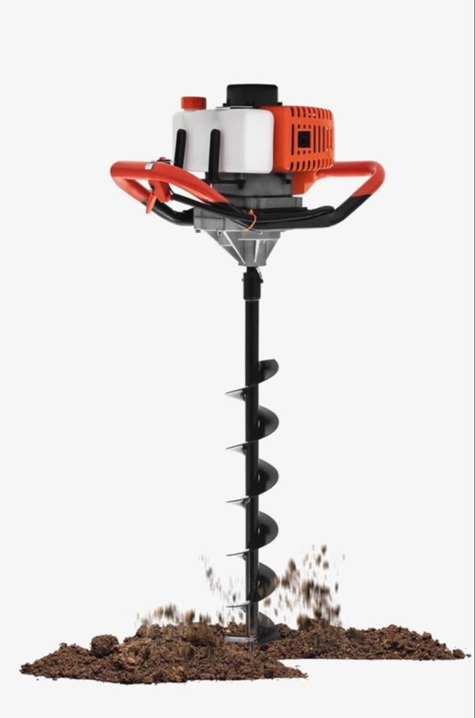 KIBANI Grondboor met 2 boren en verlengstuk, Ophalen of Verzenden, Zo goed als nieuw, 600 watt of meer, Overige typen