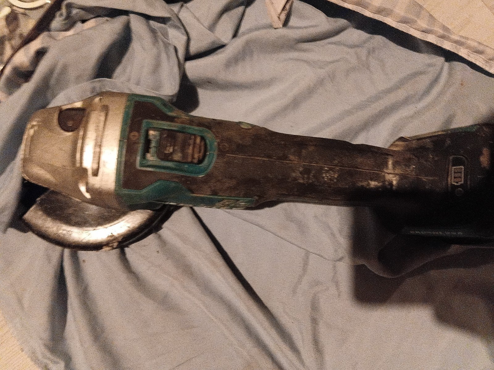 Makita DGA504 18V Accu Haakse Slijper - Gebruikt, Doe-het-zelf en Verbouw, Gereedschap | Slijpmachines, Ophalen of Verzenden
