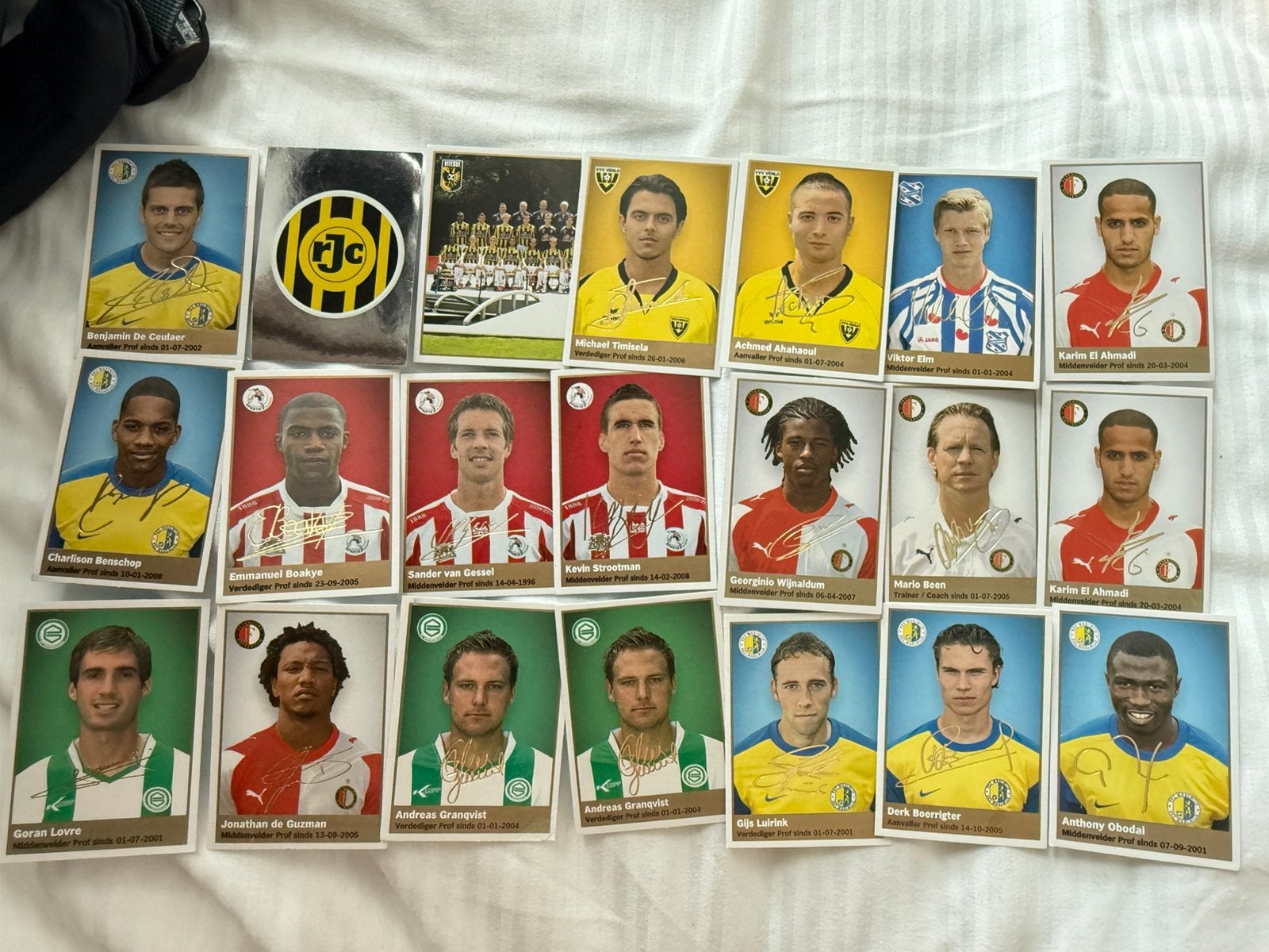 Albert Heijn Voetbalplaatjes 2004-2009 incl ROOKIES, Ophalen of Verzenden, Zo goed als nieuw, Ajax, Poster, Plaatje of Sticker