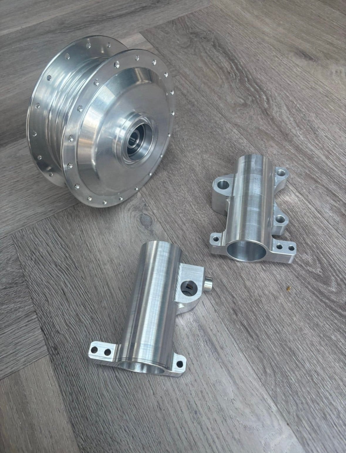 Cnc enkel naaf set, Fietsen en Brommers, Brommeronderdelen | Kreidler, Ophalen of Verzenden, Nieuw, Frame