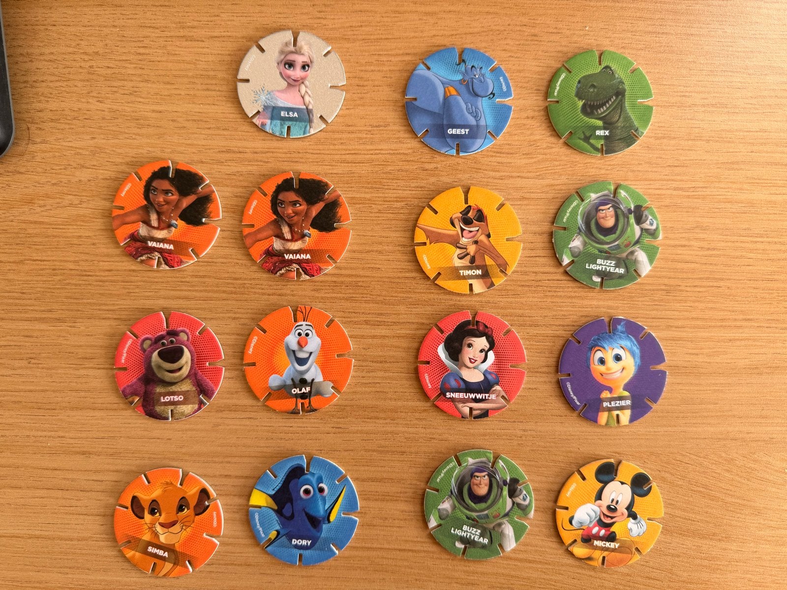 Nieuwe Disney Pixar Diskeyz - Albert Heijn spaaractie, Ophalen of Verzenden, Mickey Mouse, Nieuw, Overige typen