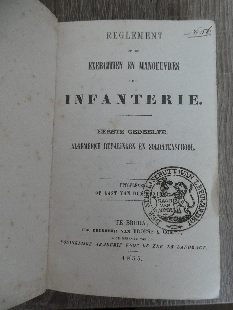 Voorschrift Infanterie 1885, Excercitien en Manoeuvres., Verzamelen, Ophalen of Verzenden, Landmacht, Nederland, Boek of Tijdschrift