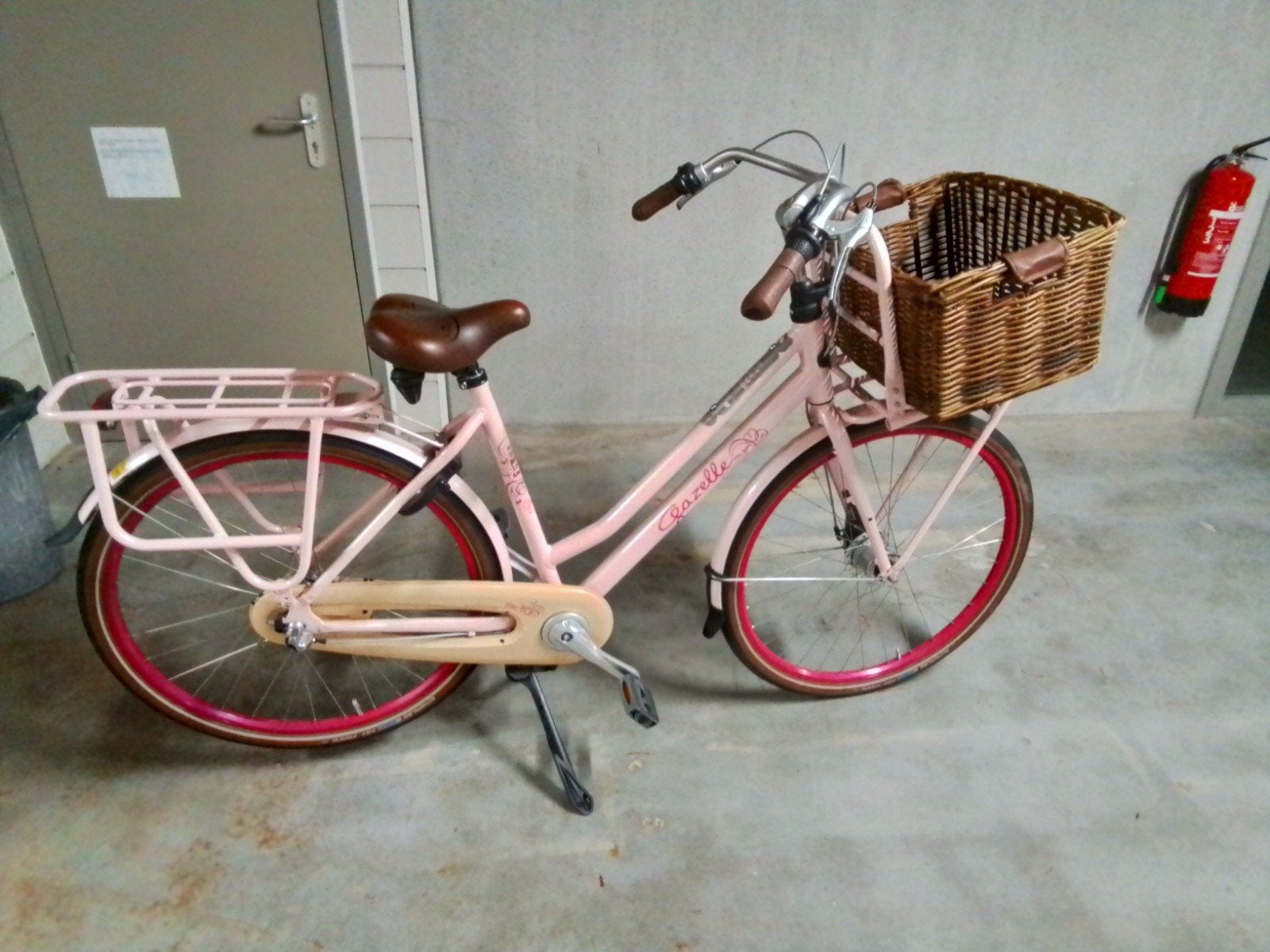 gazelle dames fiets miss grace uitstekende staat roze., Fietsen en Brommers, Fietsen | Dames | Omafietsen, Ophalen, Versnellingen