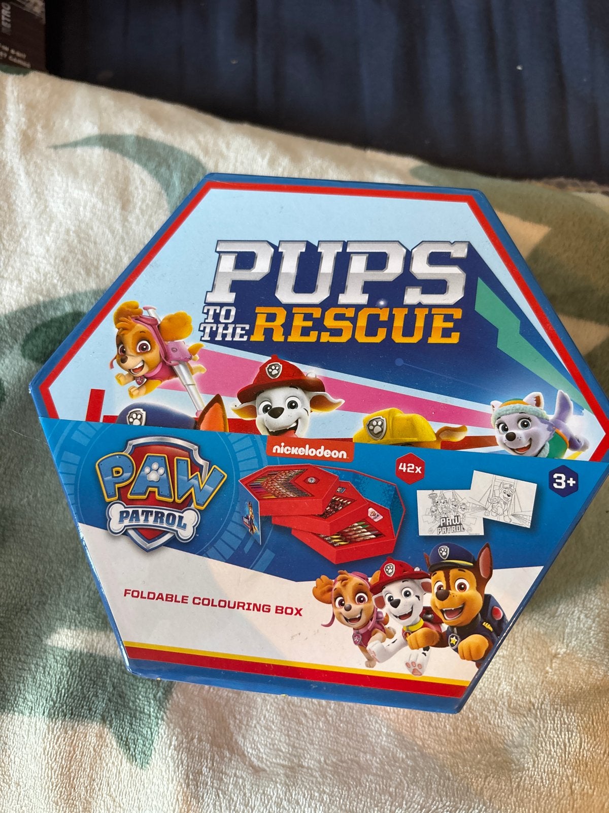 Paw Patrol Kleurdoos met Kleurplaten - Pups to the Rescue, Ophalen of Verzenden, Zo goed als nieuw, Knutselen