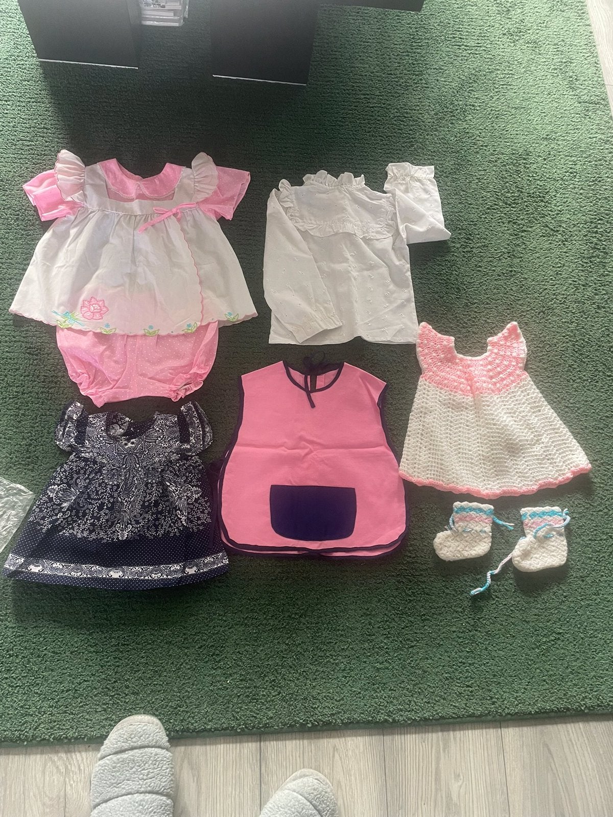 Leuk 5-delig Setje Retro jaren 80 Baby Kleding maat 74/80, Ophalen, Overige typen