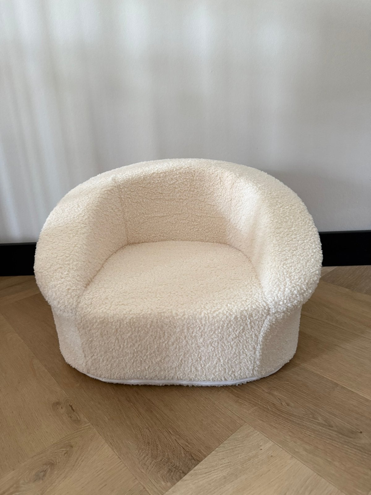 Liefjes & Co Teddy Pluche Sofa - Kinderfauteuils Wit, Ophalen, Nieuw, Stoel(en)