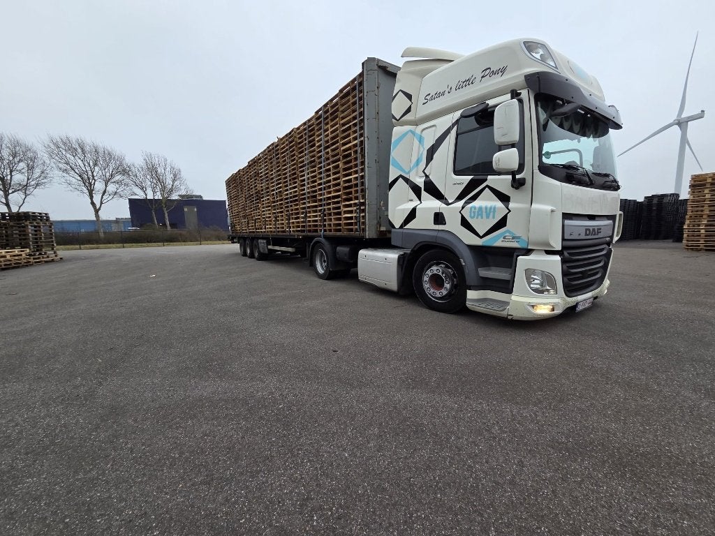 DAF CF - LOWLINER / MEGA - HEFSCHOTEL, Auto's, Automaat, Wit, Diesel, DAF