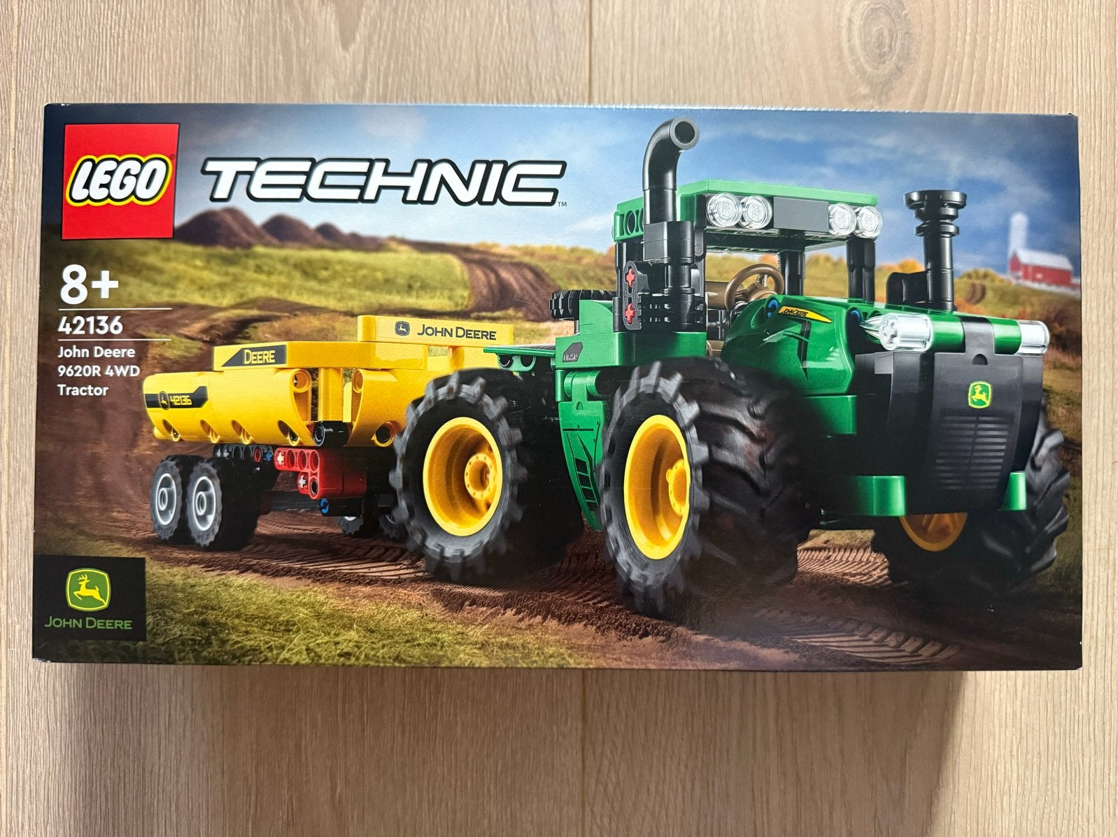 Lego Technic John Deere 9620R 4WD Tractor (42136), Lego, Nieuw, Ophalen of Verzenden, Technic
