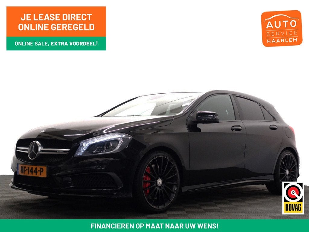 Mercedes-Benz A-Klasse 45 AMG 361pk 4MATIC Aut- Memory Seats, Auto's, Automaat, Gebruikt, 4 cilinders, Met garantie (alle)