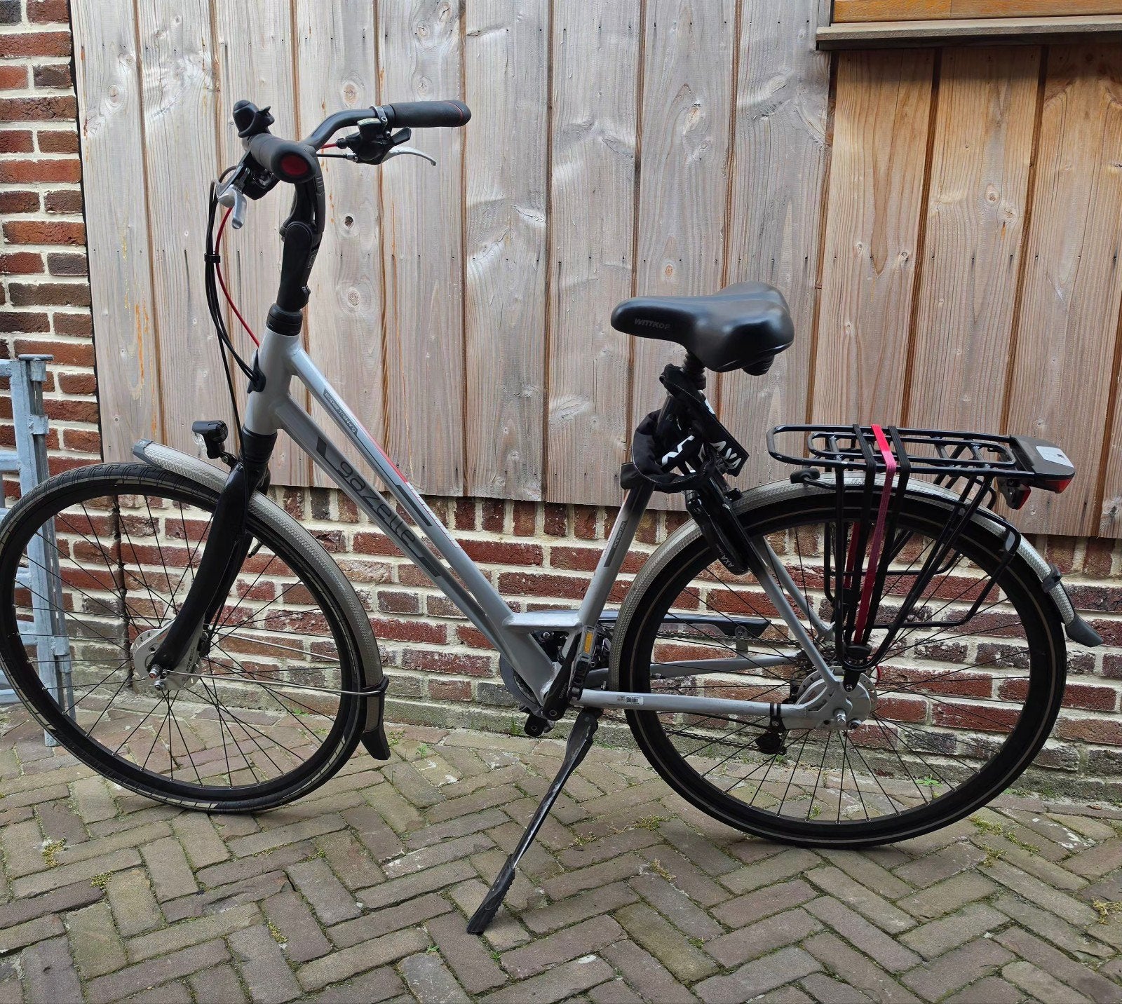 Gazelle Eclipse Parelmoer Grijs, 57 inch, 24 versnellingen, Fietsen en Brommers, Fietsen | Dames | Damesfietsen, Ophalen