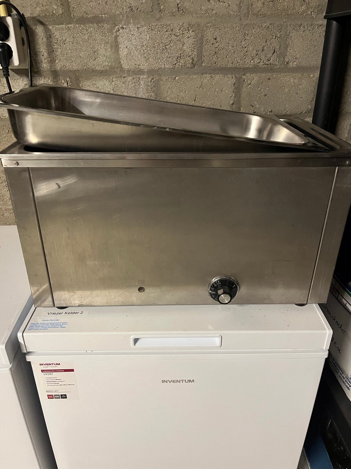 Bain Marie (electrische warmhoud pan), Ophalen