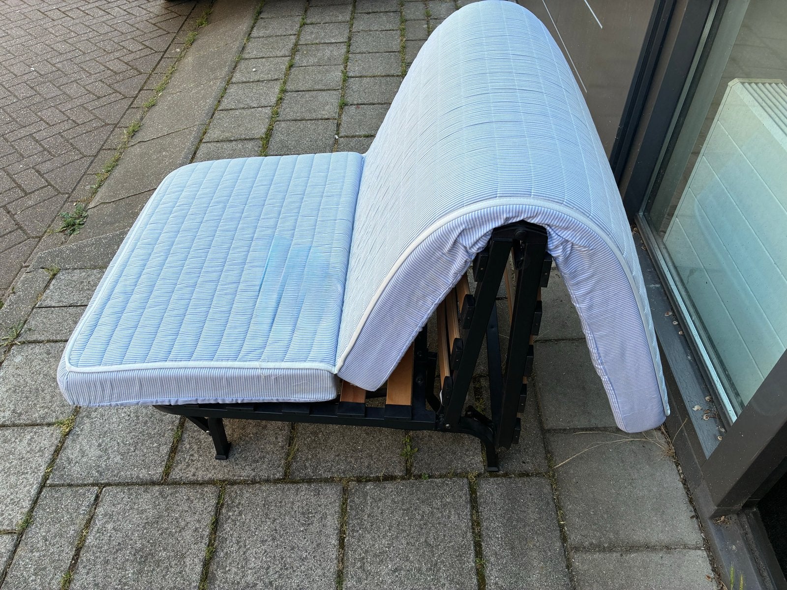 IKEA Lycksele slaapstoel / bedbank - ideaal als logeerbed, Ophalen, Gebruikt, 190 cm of minder, 80 cm