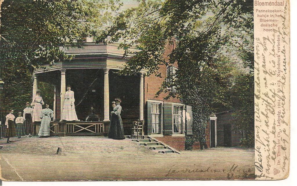 Bloemendaal Pannekoekenhuisje, Ophalen of Verzenden, Voor 1920, Gelopen, Noord-Holland