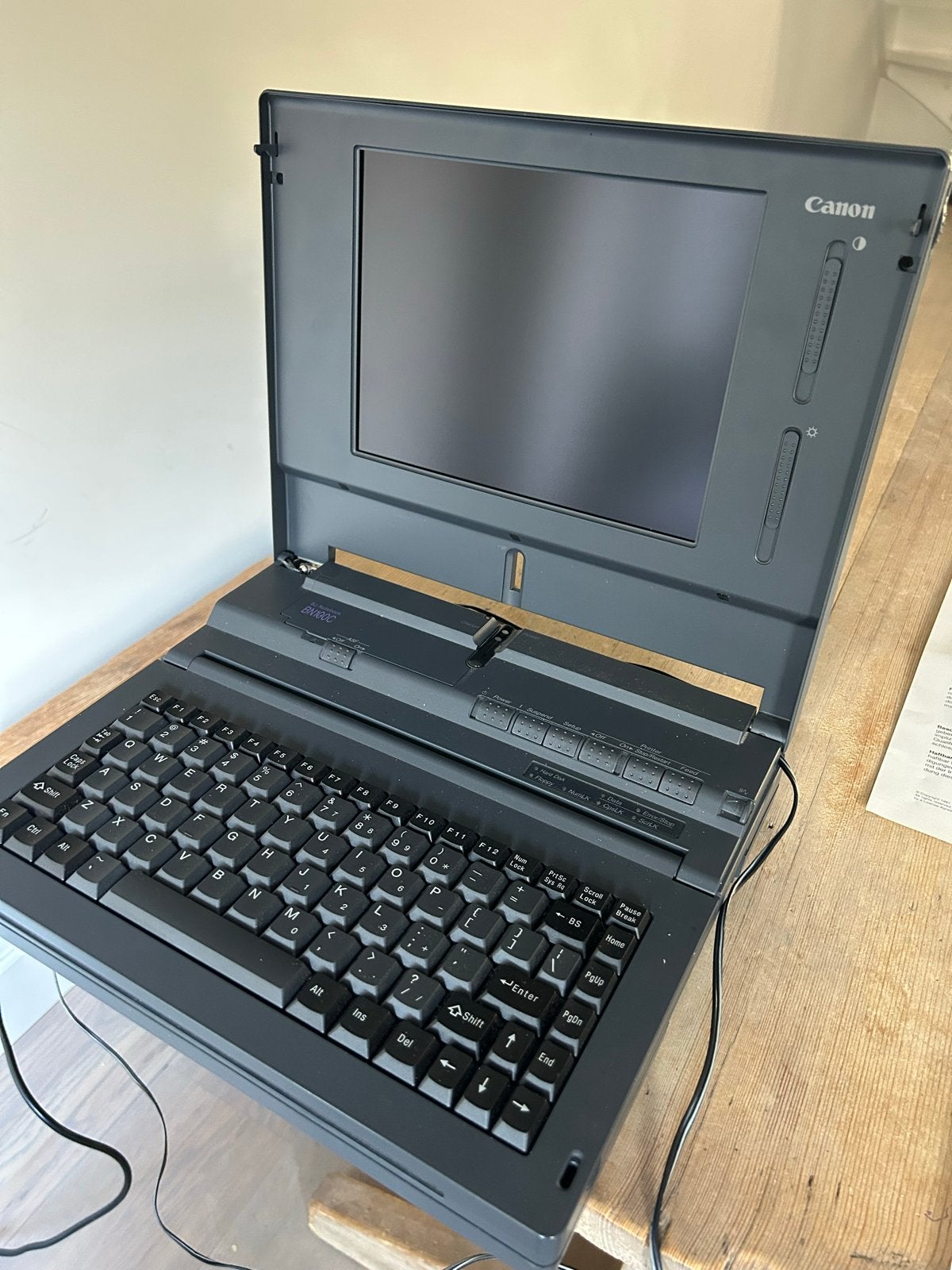 Zeldzame Canon BubbleBook BN100C met ingebouwde printer (199, Computers en Software, Ophalen of Verzenden