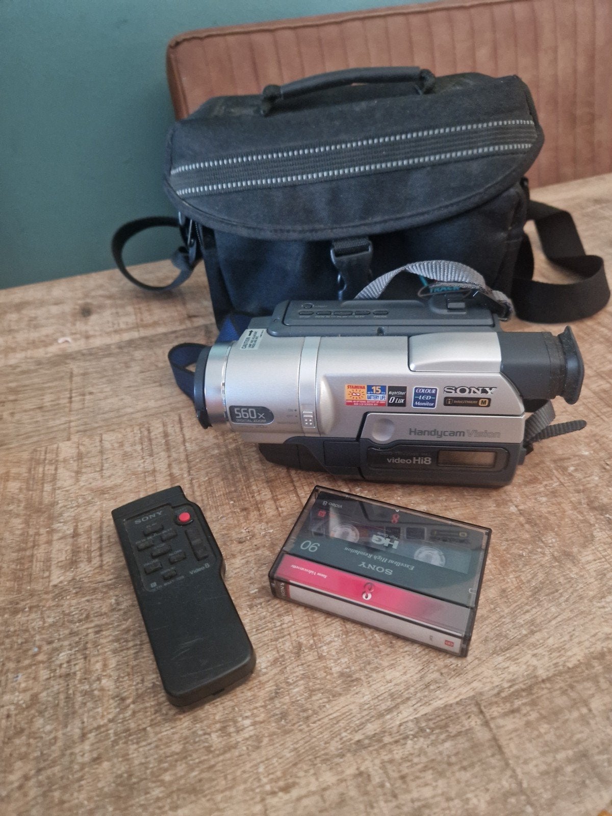 Sony handycam vision hi8 Videocamera, Ophalen of Verzenden, Overige soorten, Sony, 20x of meer