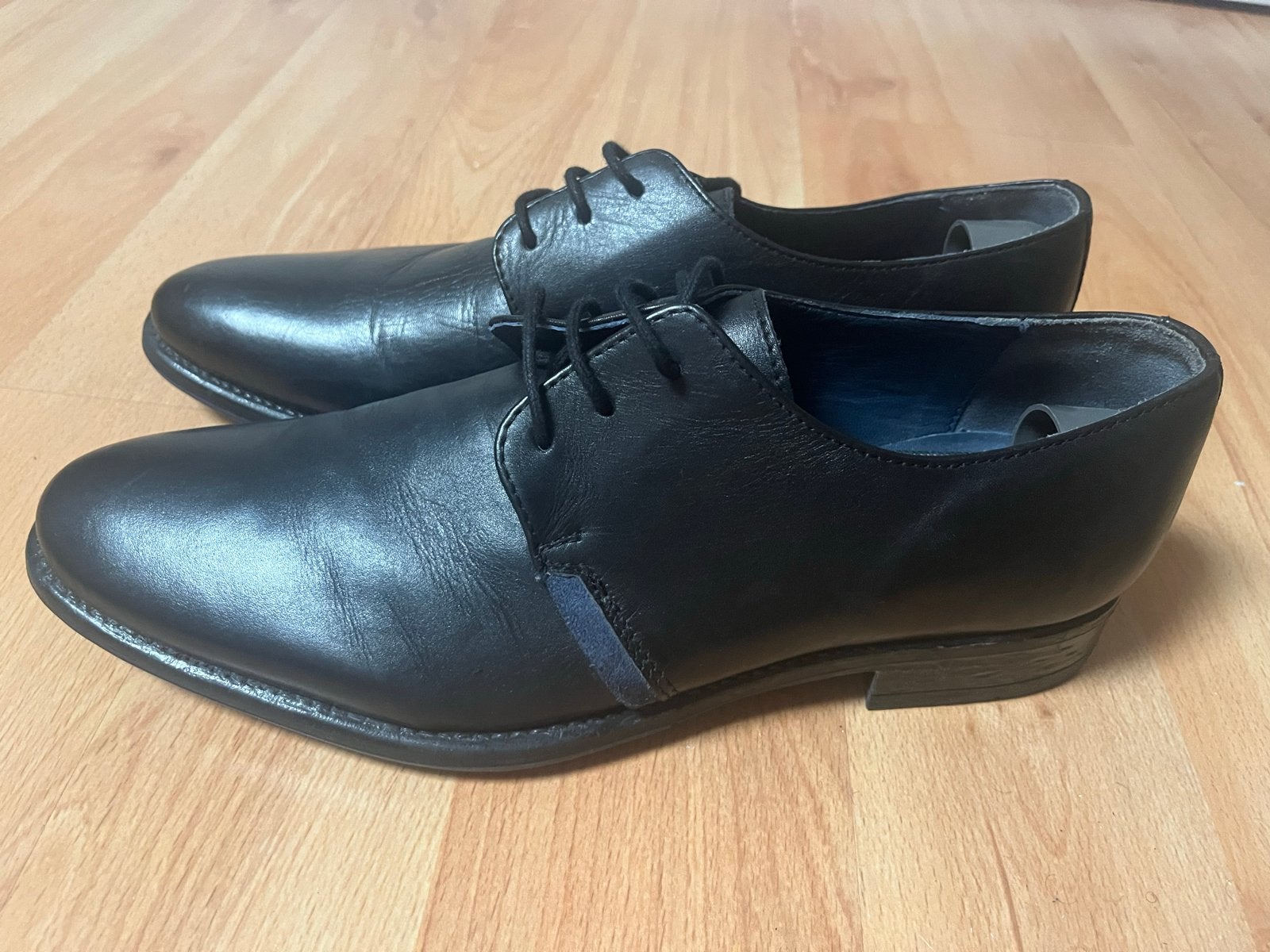 Borelli Nette Schoenen Zwart Leer Maat 43, Kleding | Heren, Ophalen, Gedragen, Zwart, Veterschoenen