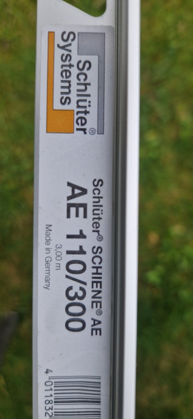 Schlüter tegelprofiel AE 110/300 mat aluminium 7x, Doe-het-zelf en Verbouw, Tegels, Ophalen, Overige typen, Nieuw, Overige materialen